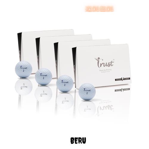 TrustトラストゴルフボールBison V Power 飛ぶ 圧倒的な飛距離 狙ったところに止まる 心地よい手応え ウレタンカバー3ピース ヘッドスピ