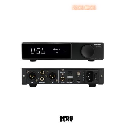 SMSL DO100 PRO 2xES9039Q2M バランスDAC、XMOS XU316 PCM768kHz DSD512 USB DAC、USB/Bluetooth5.1 LDAC/光/同軸/HDMI ARC入力コンバー