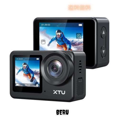 XTU S6 アクションカメラ 4K 20MP アクションカム 【Ambarella H22 CPU＆SONY IMX386 センサー】SuperSmooth手ぶれ補正4.0 スポーツカメラ