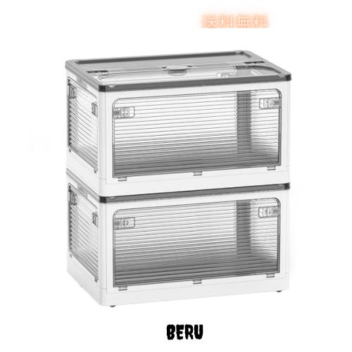 収納ボックス 折りたたみ　キャスター付き 収納ケース コンテナ アイボリー5個 収納ボックス 折りたたみ キャスター付き アイボリー5個 収納