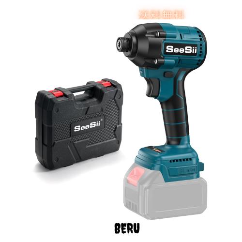 Seesii インパクトドライバー 電動インパクトドライバー 電動ドライバー 充電式 300N？m ブラシレスモーター採用 無段変速・正逆転両用 Lの通販は