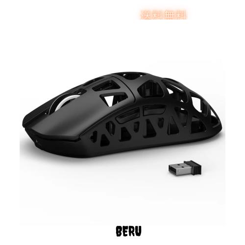 ATTACK SHARK R3 ゲーミングマウス マグネシウム合金 ワイヤレス PAW3395 8000hz 46g 超軽量 2.4G/Bluetooth/USB有線 26000DPI コイルケ