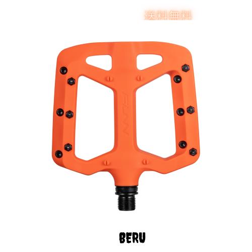 Funn Taipan ガラス繊維強化熱可塑性自転車ペダル 9/16インチのCrMo車軸と脛に優しいピン付き MTB/BMX/アーバン/グラベルライディング用