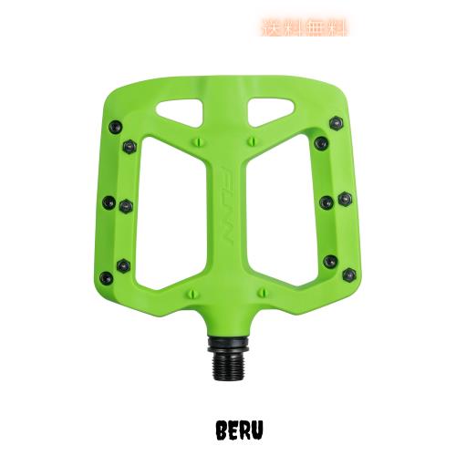 Funn Taipan ガラス繊維強化熱可塑性自転車ペダル 9/16インチのCrMo車軸と脛に優しいピン付き MTB/BMX/アーバン/グラベルライディング用