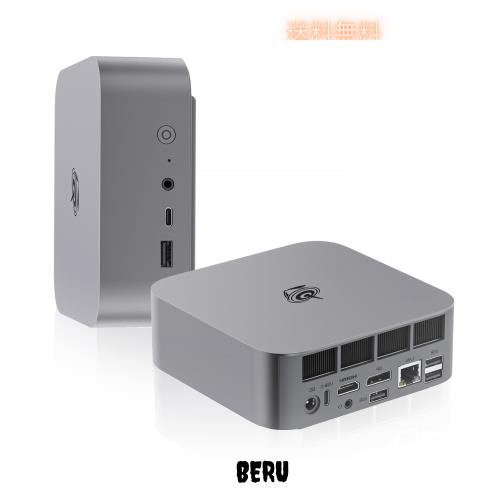 ミニPC AMD Ryzen 7 8845HS AIプロセッサ 、8コア16スレッド、最大 5.1 GHz、Beelink SER8 Mini PC 32GB DDR5 1TB NVMe SSD、4K HD トリ