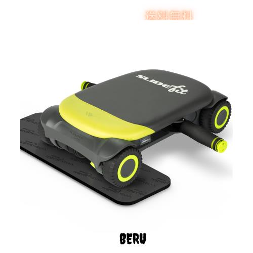 ワンダーコア Slide Fit - 腹筋ローラー 4輪 転倒防止 アシスト機能 オートリターン アブローラー コアトレーナー 静音 腹筋マシン 腹筋