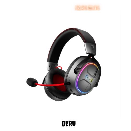 OXS Storm G2 ワイヤレスゲーミングヘッドセット、7.1バーチャルサラウンドサウンド、3 EQモード、2.4G低遅延、50mmドライバー、40Hプレ 11,063円