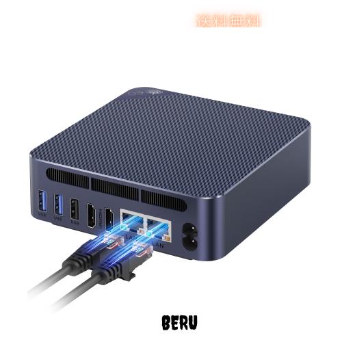 Beelink EQ13 ミニPC Intel N200（最大3.7GHz）、16GB DDR4 500G PCIE3.0 SSD内蔵電源、デュアルLANミニコンピュータサポート4KデュアルHの通販は