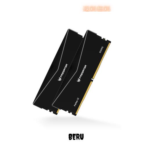 Acer Predator Pallas II DDR5 6000MHz 32GB(16GBx2枚) CL32 デスクトップPC用メモリ DDR5 シリーズ (PC5-48000) Intel XPM 3.0準拠 AMD