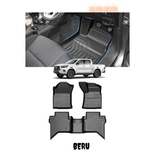 Cartist トヨタ ハイラックス GUN125 後期 に適用 フロアマット AT車用 カーマット 3Dフロアマット HILUX GUN125 マイナーチェンジ 2020の通販は