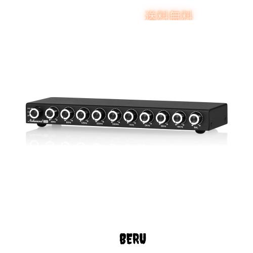 Nobsound HiFi 9バンドステレオEQプリアンプ アナログイコライザー オーディオプロセッサ ホーム/カー(EQ9)