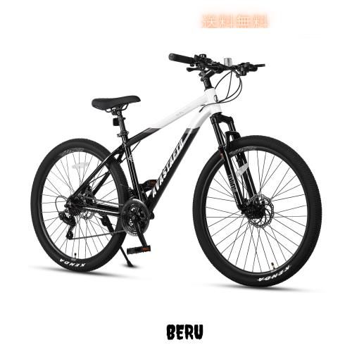 【AVASTA】FTDマウンテンバイク MTB 軽量アルミフレーム 27.5インチ シマノ21段変速 フロントサスペンション 手動ロックアウト 前後ディ