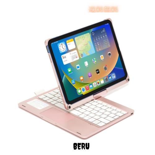 360度回転 2022 iPad 第10世代 10.9インチ/ 2025 iPad 第11世代 (A16 、11インチ) キーボードケース タッチパッド バックライト付き 折り