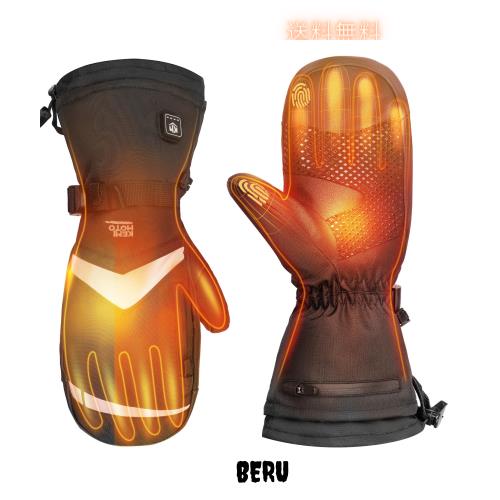 【24年革新版・usb給電】KEMIMOTO 電熱グローブ スキーグローブ 冬用 スノボ グローブ ミトン Type-C充電式 残量表示 大容量バッテリー 3 8,906円
