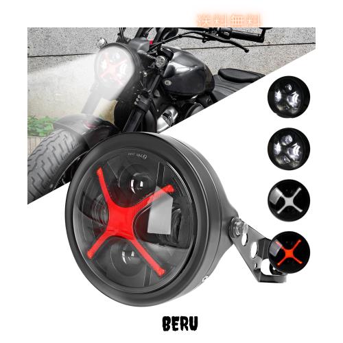 Motikvans ホーネット ヘッドライト7インチバイク ヘッドライト led