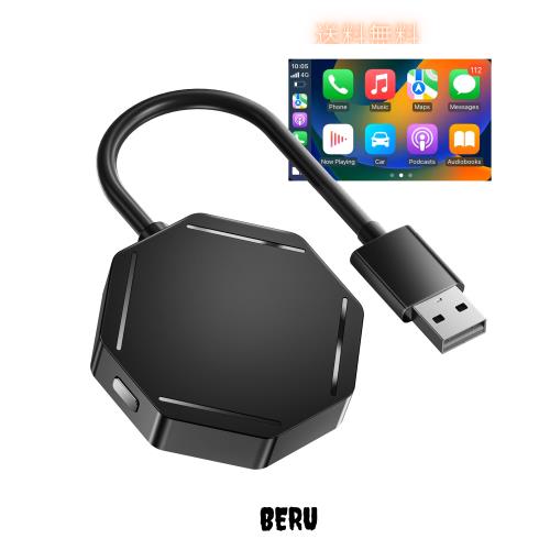 POCHY C11 ワイヤレスcarplay ai box 有線carplayを無線化 カープレイwirelessアダプター プラグ＆プレイ有線接続のみの純正CarPlayを無線の通販は