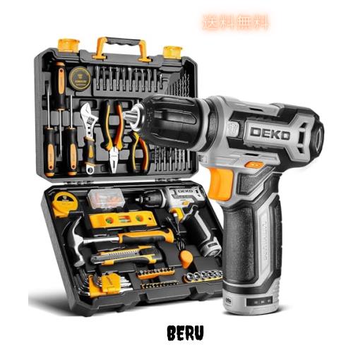【12V電動ドリル付き】133点本組 工具セット ホームツールセット 家庭用 ツールセット 日曜大工 DIYセット 作業工具セット 家具の組み立