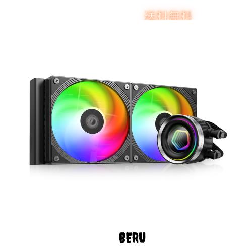 ID-COOLING FX240 INF 240mm 液体CPUクーラー、ARGBインフィニティミラーエフェクト付きのAIOクーラー、2x120mmデイジーチェーンファン、の通販は 12,147円