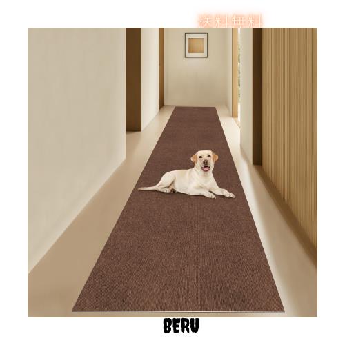 【Amazon 限定ブランド】YIDIHO 廊下敷き TPR ラグ 約90×600cm 厚さ4 mm ロングマット 階段マット 廊下マット 防音 ロールマット 無地