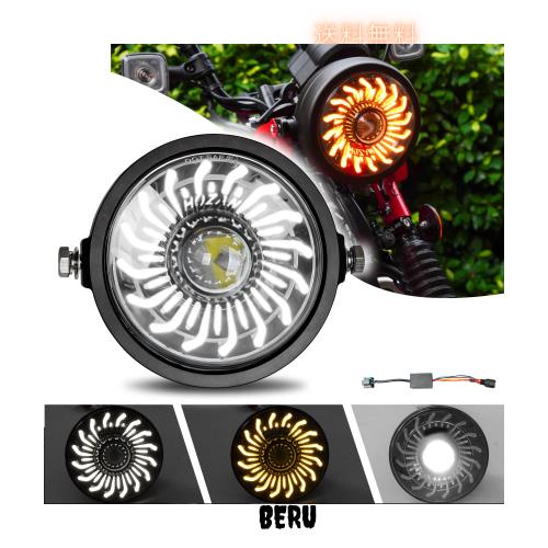 Motikvans ホンダ CT125 ハンターカブ対応 LED ヘッドライトDRL