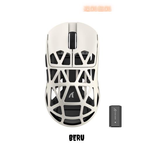 ATTACK SHARK R2 ゲーミングマウス マグネシウム合金 ワイヤレス PAW3950 8000hz 2.4G/Bluetooth/USB有線 42000DPI 45g超軽量 光学マイク