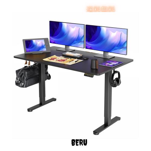 Claiks 昇降デスク 大きめ 電動 パソコンデスク 昇降式 スタンディング