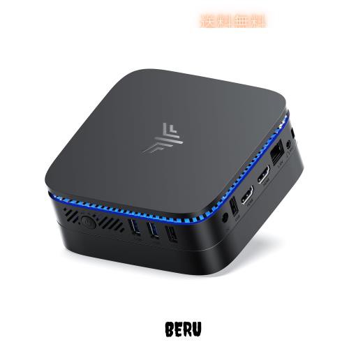 ミニpc n100 mini pc 動作より安定最大3.4GHz 4C/4T 小型pc 12GB LDDR5 256GB M.2 SSD 2TB拡大可能 ミニパソコン 4K 静音 高速熱放散 202の通販は