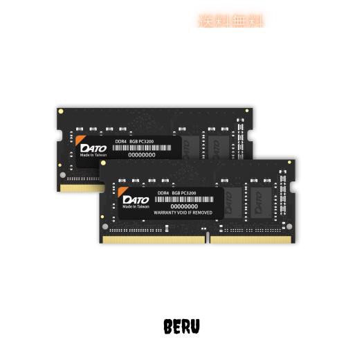 DATO ノートPC用メモリ DDR4 3200MHz 16GB 8GBx2枚 PC4-2500 CL22 SODIMM 1.2V 260ピン 非ECC SODIMM, ノートパソコンRAM メモリモジューの通販は 6,305円