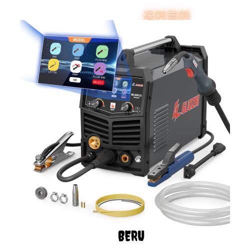 GZ GUOZHI 溶接機 半自動 100v 200V 兼用 205A アルミ溶接機 TIG溶接機