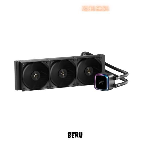 Ocypus Iota L36 CPUクーラー 水冷、デジタルディスプレイ、360MM AIO 簡易水冷CPUクーラー、効率的な冷却ポンプ、ARGB照明コントロールの通販は