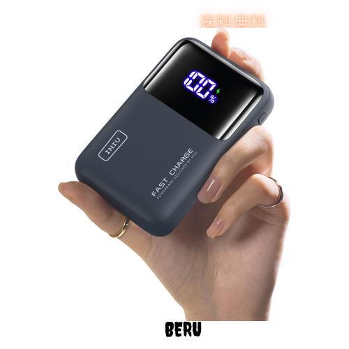 INIU P62-E1 モバイルバッテリー 20000mAh 65W 超コンパクトサイズ 大容量 急速充電【USB-C入出力ポート PSE認証済 3台同時充電】モバイ