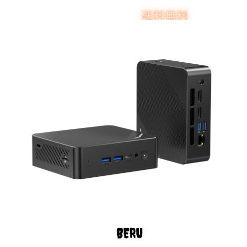 KODLIX UN100PミニPC N100 16GB DDR4 256GB SSD 4C/4T 最大3.4GHz minipc Windows 11 Pro HDMI/USB-C/SDカードスロット/有線LAN ミニパソの通販は