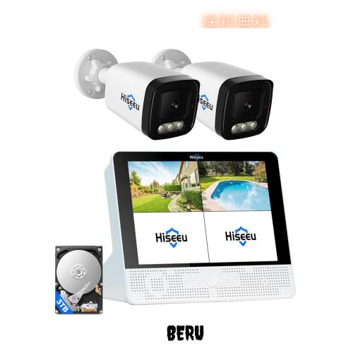 【新品・未使用】Hiseeu POE 800万画素 防犯カメラ【パン・チルト可】 Amazon.co.jp: 【500万画素・POE防犯カメラ・単独使用不可