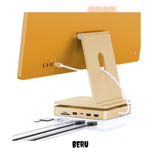 PULWTOP 7 in 1 USB C ハブ iMac 24インチ 2021/2023専用 iMac M1/M3 アクセサリー USB Hub ハブ M.2 NVMe SSDスロット搭載 (SSD含まないの通販は