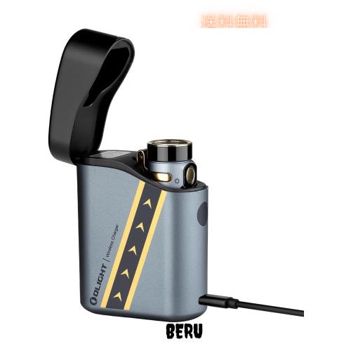 OLIGHT(オーライト) Baton 4 Kitフラッシュライト 1300ルーメン 充電ケース付き 小型 強力 無段階調光 懐中電灯 充電式 キャンプ用 釣り