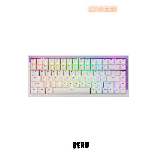 DrunkDeer G75 ラピッドトリガーキーボード eスポーツゲーミングキーボード 磁気スイッチ 調整可能なアクチュエーション デュアルトリガ