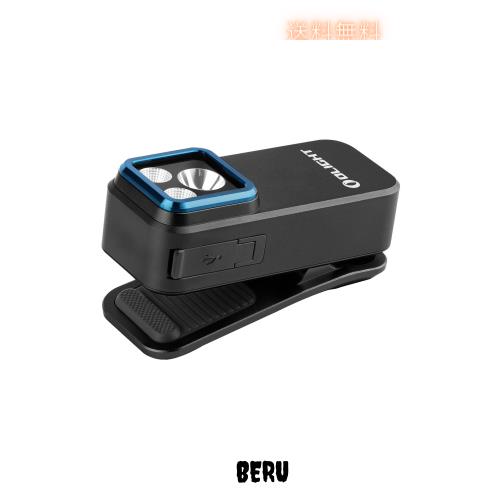 OLIGHT(オーライト) Oclip Pro クリップライト LEDランニング 軽量 小型 3つの光源 500ルーメン 射程120メートル IPX6防水 Type-C充電式