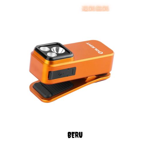 OLIGHT(オーライト) Oclip Pro LEDランニングライト 軽量 小型 3つの光源 500ルーメン 射程120メートル IPX6防水 Type-C充電式 クリップ