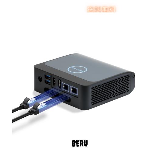 ミニPC Linux Ubuntu N100 インテル最新のAlder Lake-Nシリーズ (4C/4T,最大3.4GHz) BOSGAME E1 小型PC 16GB DDR4 2666Mhz 500GB M.2 SSDの通販は