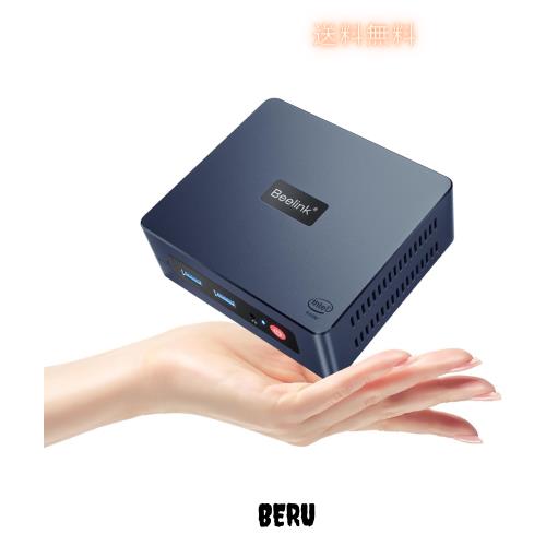 Beelink MINI SミニPC、第11世代プロセッサーN5095 mini pc（最大2.9GHzまで）、8GB DDR4＋256GB SSD デスクトップパソコン、WiFi 5、Blu 14,927円