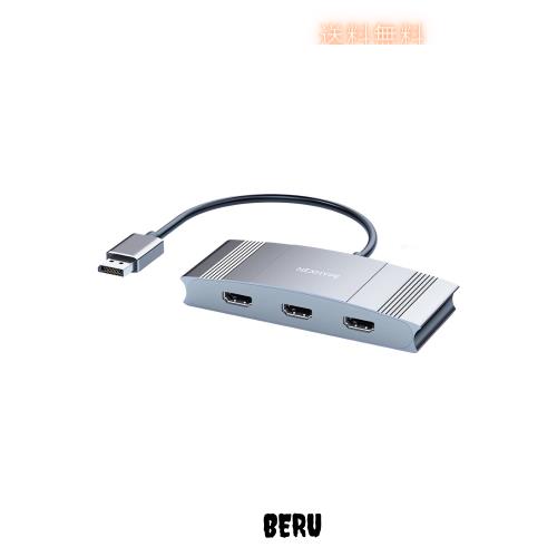 MST マルチディスプレイアダプター／DisplayPort 1.2接続／デュアルHDMI 4K60Hzまたはトリプル1080p 60Hz／Windowsのみ／マルチモニター の通販は