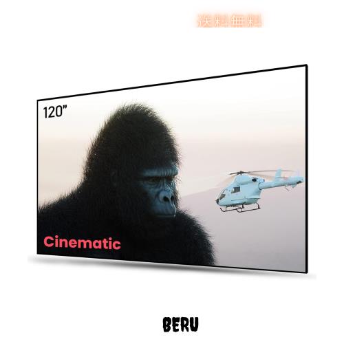 AWOL VISION プロジェクター ALR スクリーン 120インチ 16:9 壁掛け式 ホームシアター対応 4K 8K 3D対応 フレネル スクリーン95%環境光抵