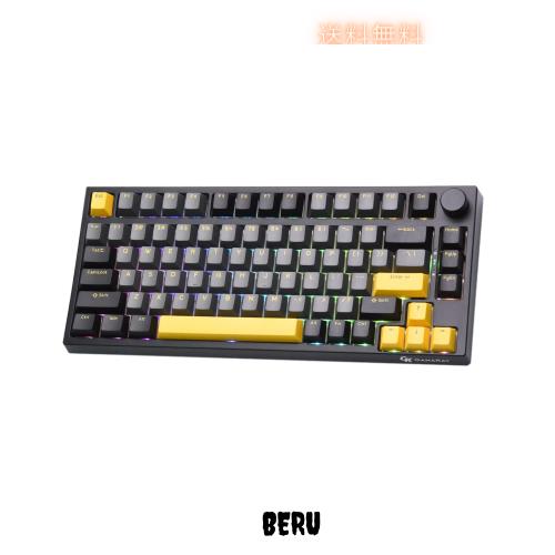 GK GAMAKAY TK75SE ゲーミングキーボード ガスケット メカニカルキーボード 75% ワイヤレス ホットスワッパブル Bluetooth 5.0/2.4GHz/USの通販は 10,920円