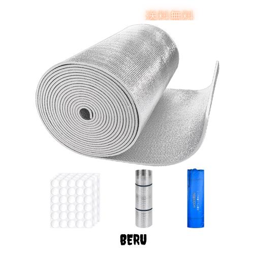 両面アルミ断熱シート 8mm極厚 50cmｘ500cm/90cmｘ500cm/100cmｘ500cm/90cmｘ1000cm/100cmｘ1000cm 大判 5m 10m 業務用 窓 床 車 壁 屋根