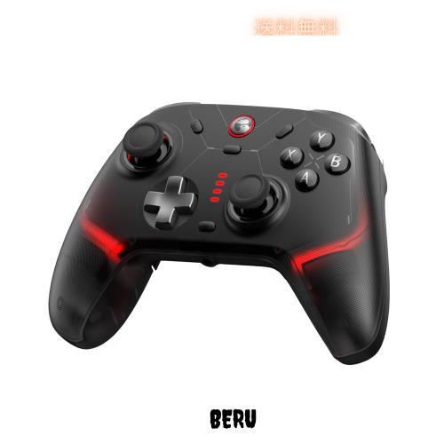 GameSir Cyclone 2 マルチプラットフォームワイヤレスコントローラー、TMR電磁ジョイスティック＆ホール効果スイッチトリガー、Switch/PC