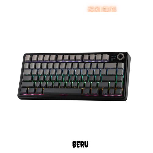 EPOMAKER X AULA F75 MAX トライモードワイヤレスゲーミングキーボード TFTスクリーン ノブ ホットスワップ対応 2.4GHz/Type-C/BT5.0 ガ