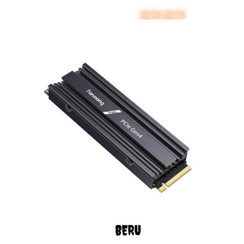 fanxiang SSD 4TB M.2 NVMe 2280 【ヒートシンク付き】 最大7300MB/s PCIe Gen4.0x4 64Gb/s M.2 NVMe 1.4 PS5動作確認済 PS5 SSD 内蔵SSD