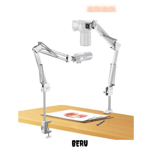 Ulanzi TH04 カメラアーム スタンド 俯瞰撮影 アーム 耐荷重2KG 延長アーム 910mm 全金属 Ukaクイックリリース付き 360度回転 自由雲台 1