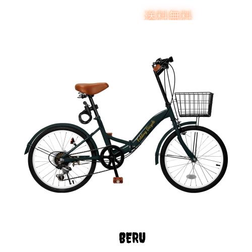 Mixiu 折畳み自転車 折りたたみ自転車 20インチ 折り畳み自転車 6段変速 高炭素鋼フレーム ハンドル・サドル高さ調整可能 前後泥除け装備