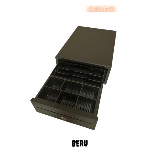 NUSRATS キャッシュドロア 小型 手動式 キャッシュドロアー 紙幣3種